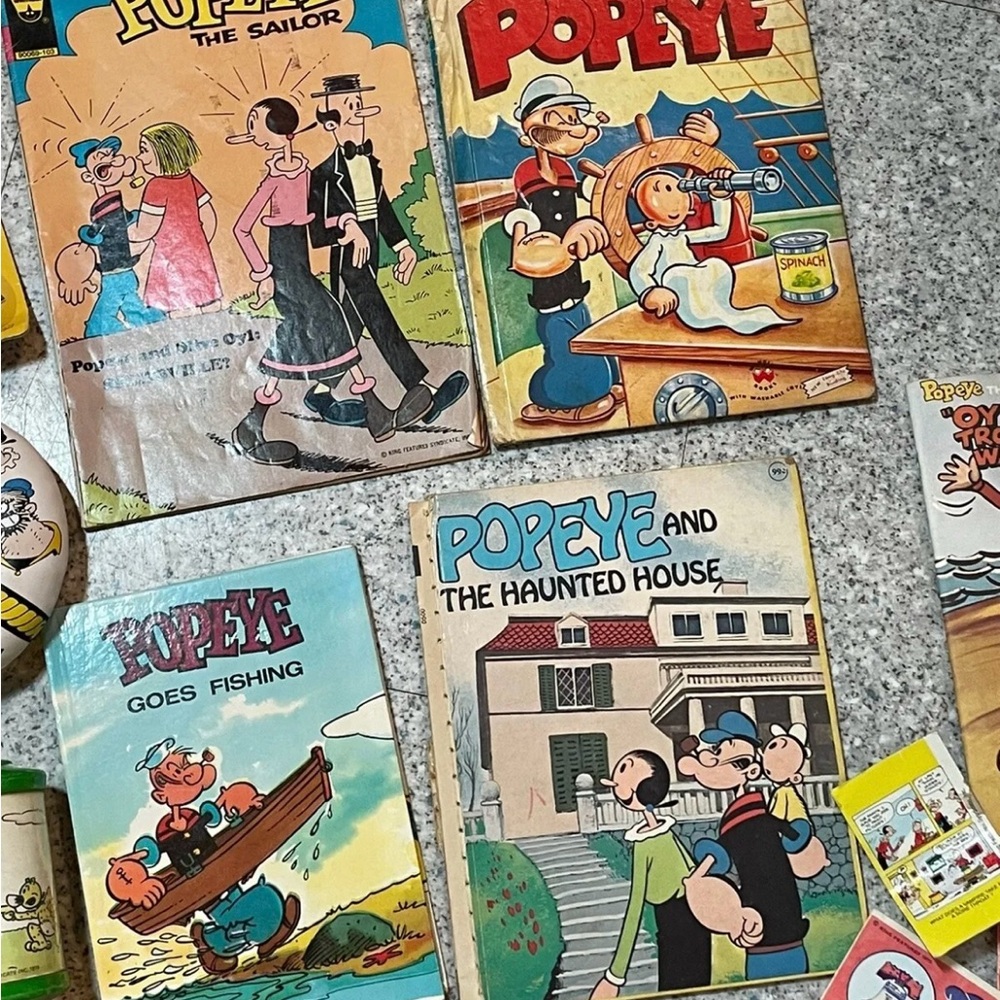 RARE VTG Popeye The Sailer Man Toys, Items & Books (New & Used) 22 piece bundle - Picture 5 of 9
